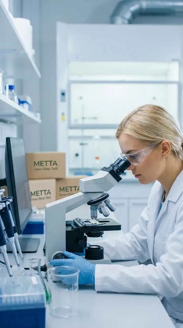 Farmer reviewing crops in the field